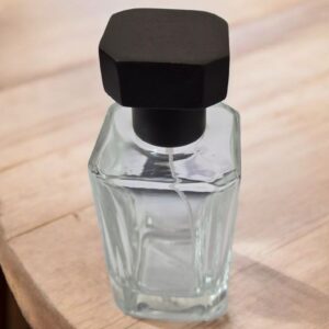 Premium Wooden Perfume Cap – Black Matte Finish